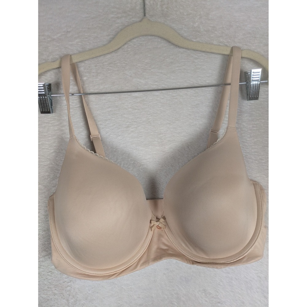 Victoria's Secret Lined Demi Bra Women's 34DDD Beige Body By Victoria Underwire